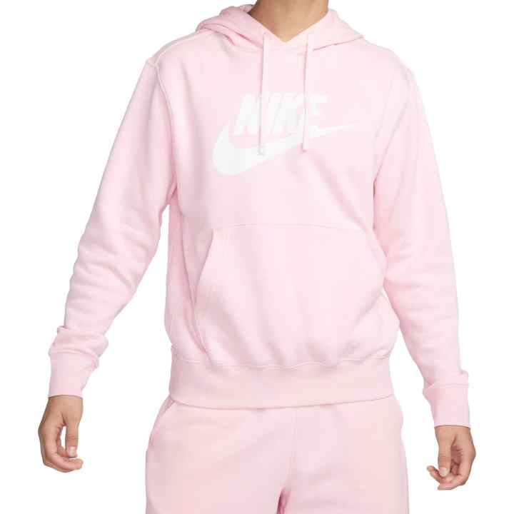 Nike Nike Sweatshirts Men's Pink Foam/Pink Foam/White Hooded Moderate Regular