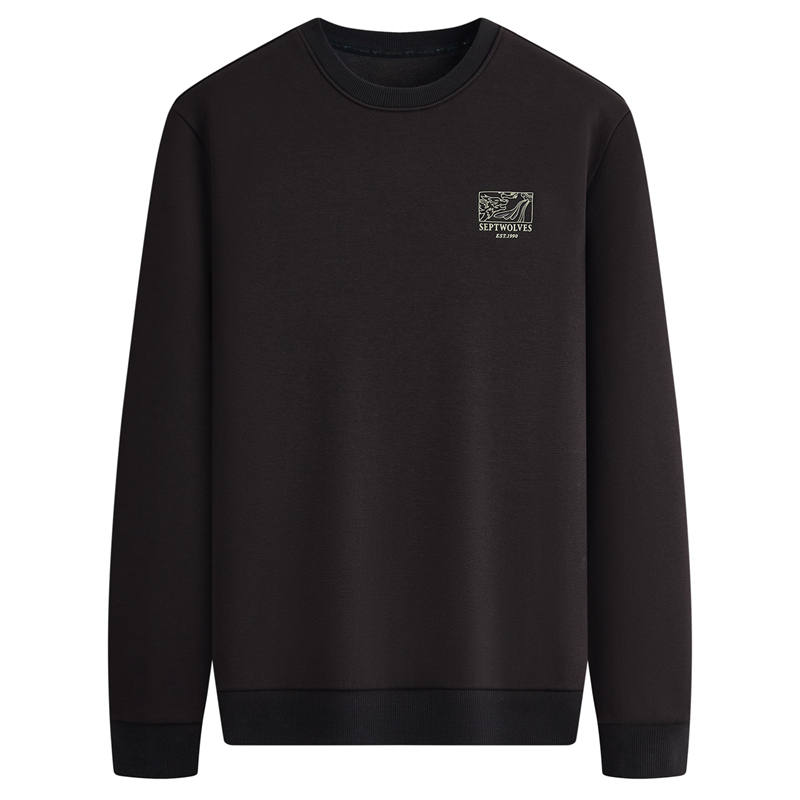 SEPTWOLVES SEPTWOLVES Sweatshirts Men's Crew Neck Thickened