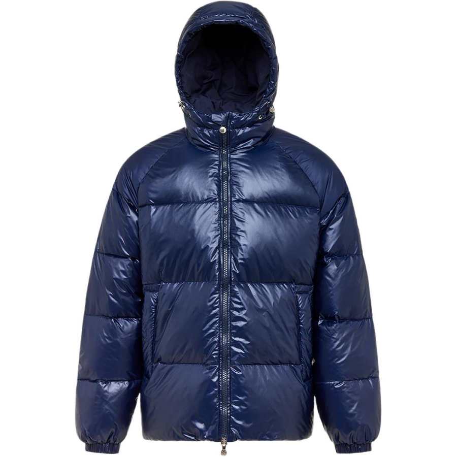 PYRENEX Down Jackets Unisex Marine Blue Hooded Moderate