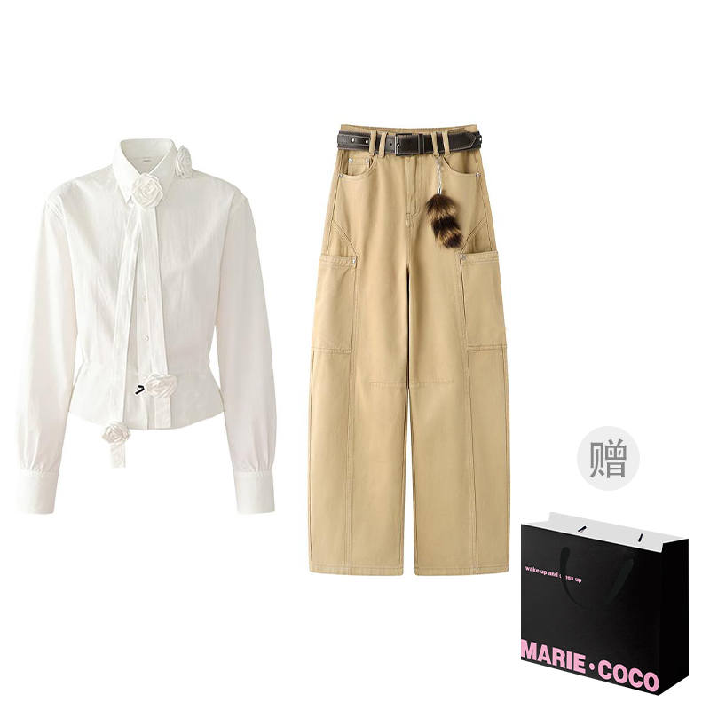 MARIE·COCO Casual Suits Women's Shirt Collar Moderate