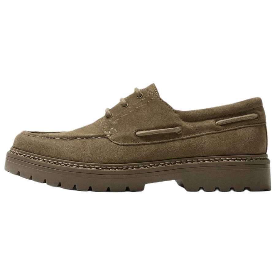 ZARA Boat Shoes Men's Taupe