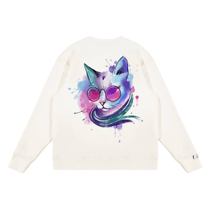 Adidas Adidas Sweatshirts Unisex White Crew Neck Moderate Regular