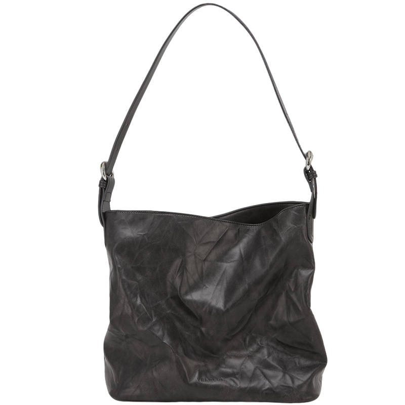 YEARCON Synthetic Leather Shoulder Bag Regular Women's Iron Gray