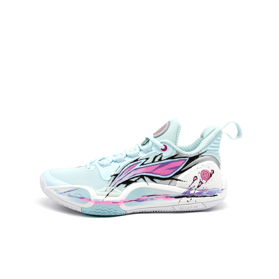 Li-Ning Li Ning Speed 9 Ink Flame Low top Full Length LIght Foam Plus Basketball Shoes Men's Blue