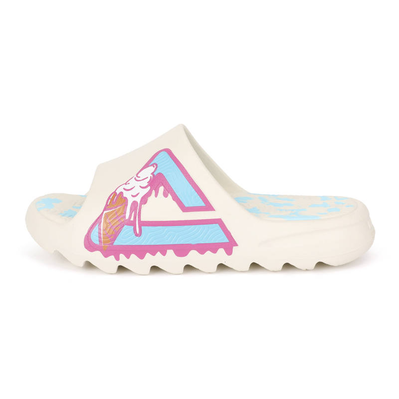PEAK PEAK Slide Slipper Unisex Ecru Rose Red