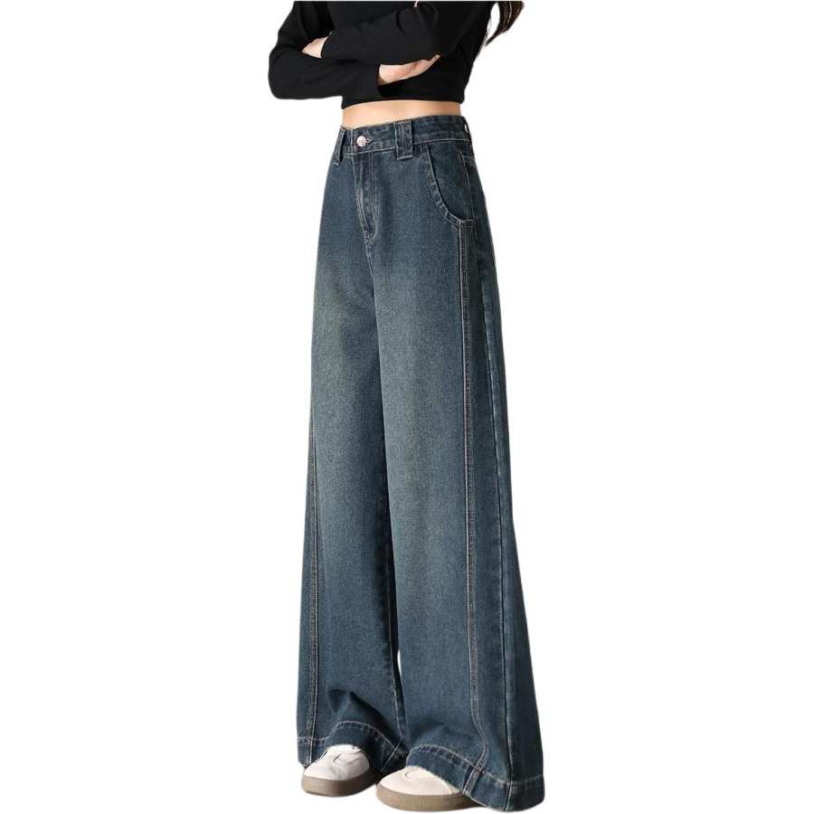 BALENO Denim Shorts Women's Moderate Wide Leg Pants