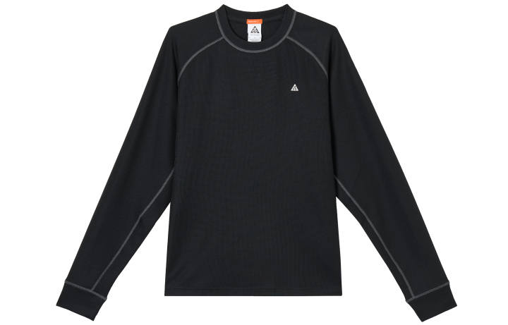 Nike Nike ACG T Shirts Men's Black Crew Neck Moderate Straight Fit