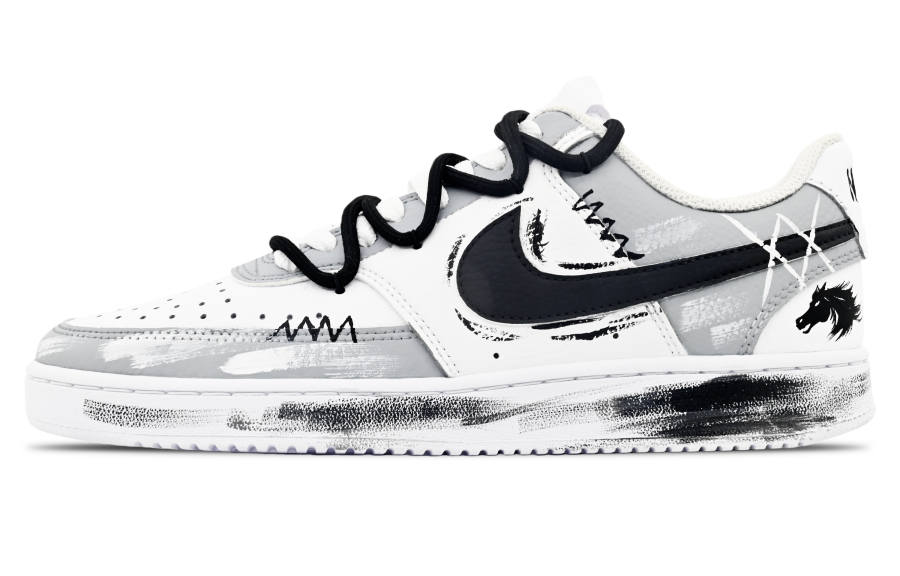Nike Nike Court Vision 1 Cushioning Abrasion Resistant Cushioning, Wear Resistant Low top Skateboard Shoes Unisex