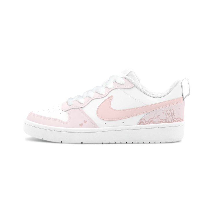 Nike Nike Court Borough HEY Joy Coconut Brown Cushioning Height Increasing Slip Resistant