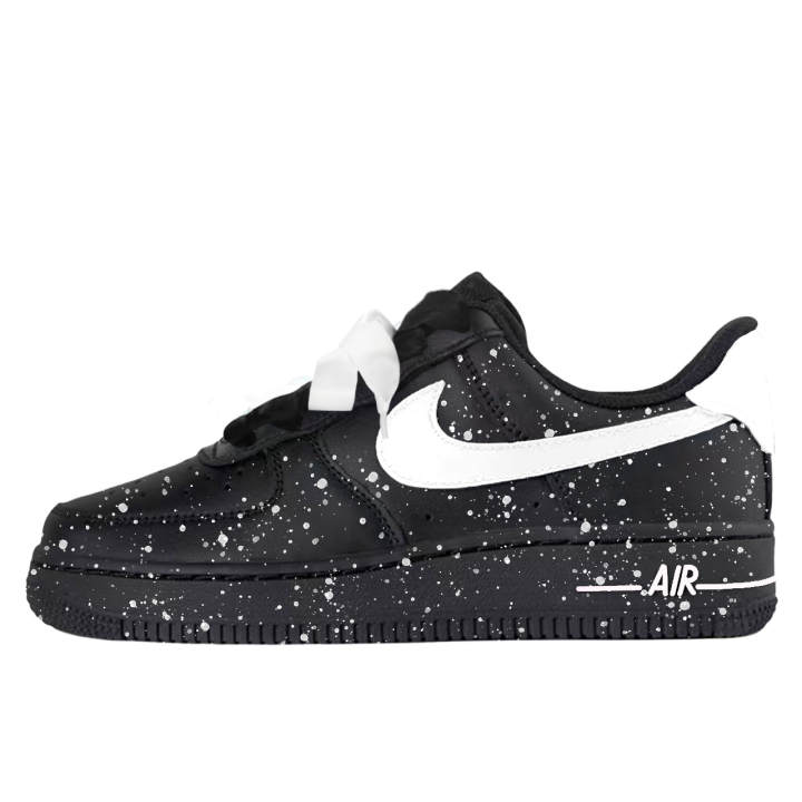 Nike Nike Air Force 1 Ink Snow Flakes Slip Resistant Abrasion Resistant Slip Resistant Abrasion Resistant Low top