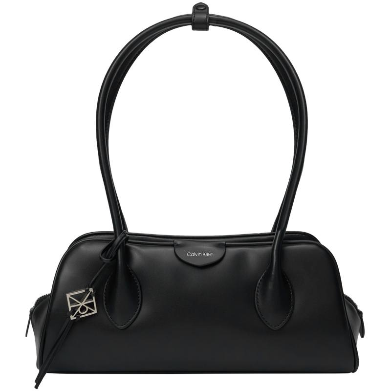 CALVIN KLEIN Synthetic Material Shoulder Bag Regular Women's Space Black