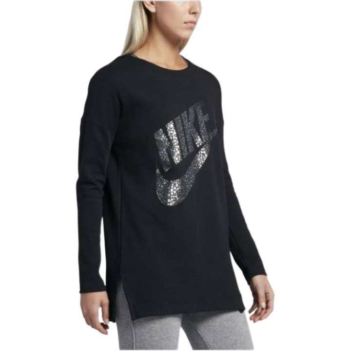 Nike Nike Sweatshirts Women's Black Crew Neck Moderate