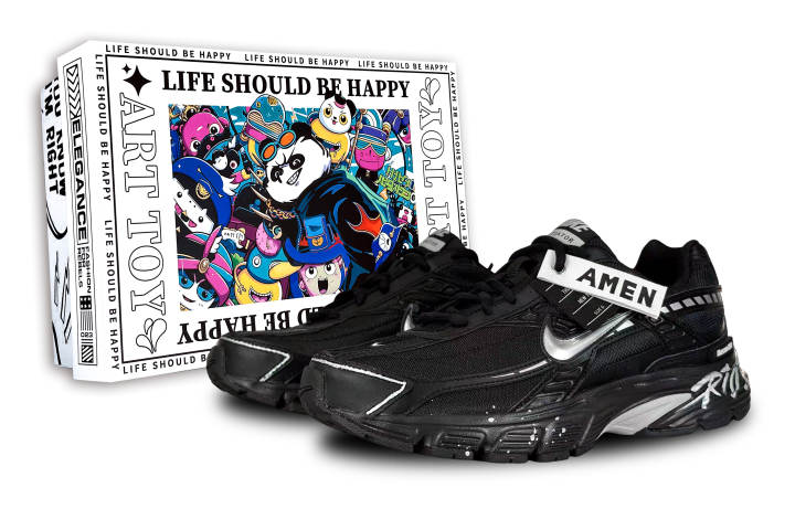 Nike Nike Initiator Abrasion Resistant Low top Casual City Commuting Running Shoes Men's Silver Black