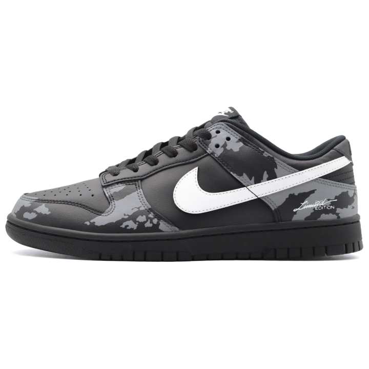 Nike Nike Dunk Iceland Lightweight Breathable Lightweight And Breathable Low top Skateboard Shoes Men's Black Gray