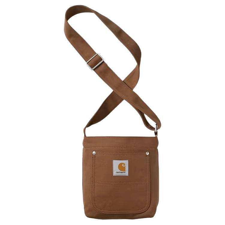 Carhartt WIP Cotton Crossbody Bags Small Unisex Brown