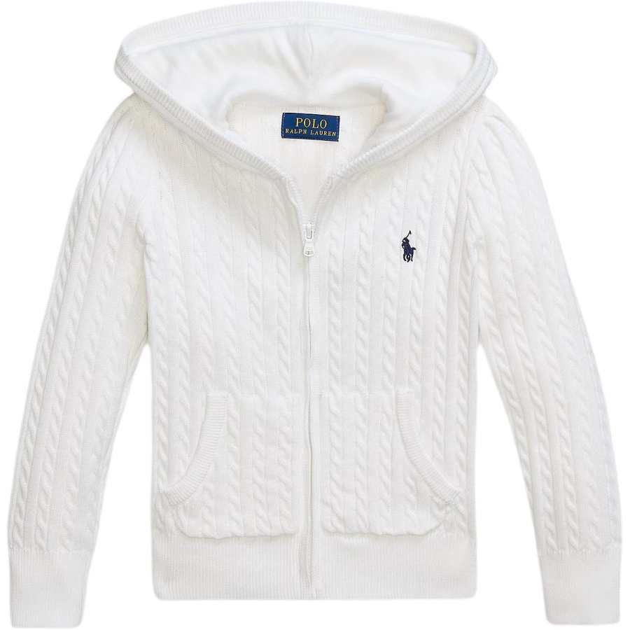 Polo Ralph Lauren Sweater Optical White & Marine Blue Children Aged 3 7 Years Old