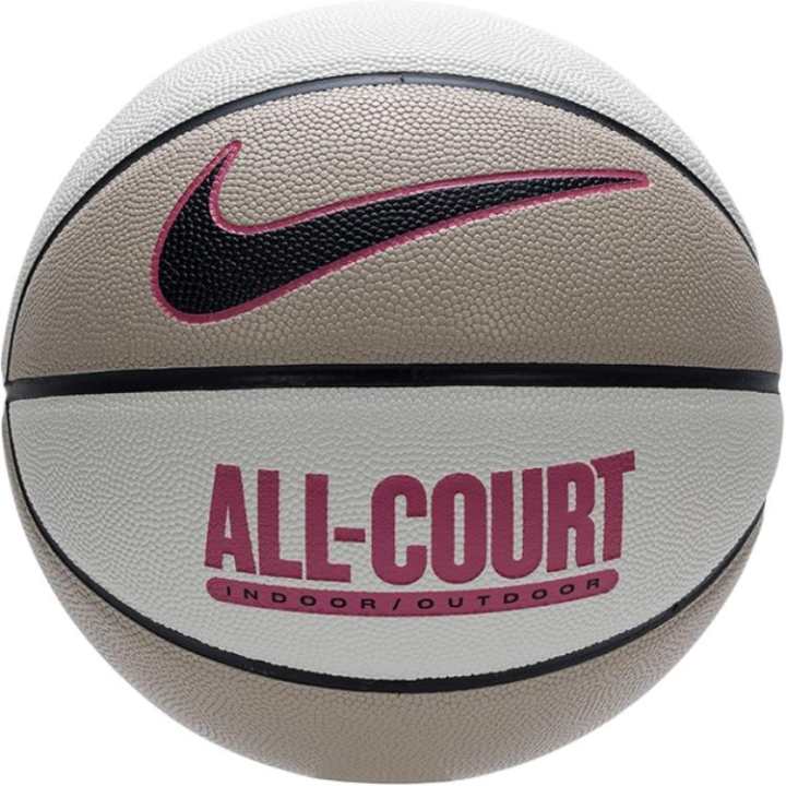 Nike Nike All Court Artificial Leather Basketball Light Gray Size 7 Training Competition Unisex China Mainland Version