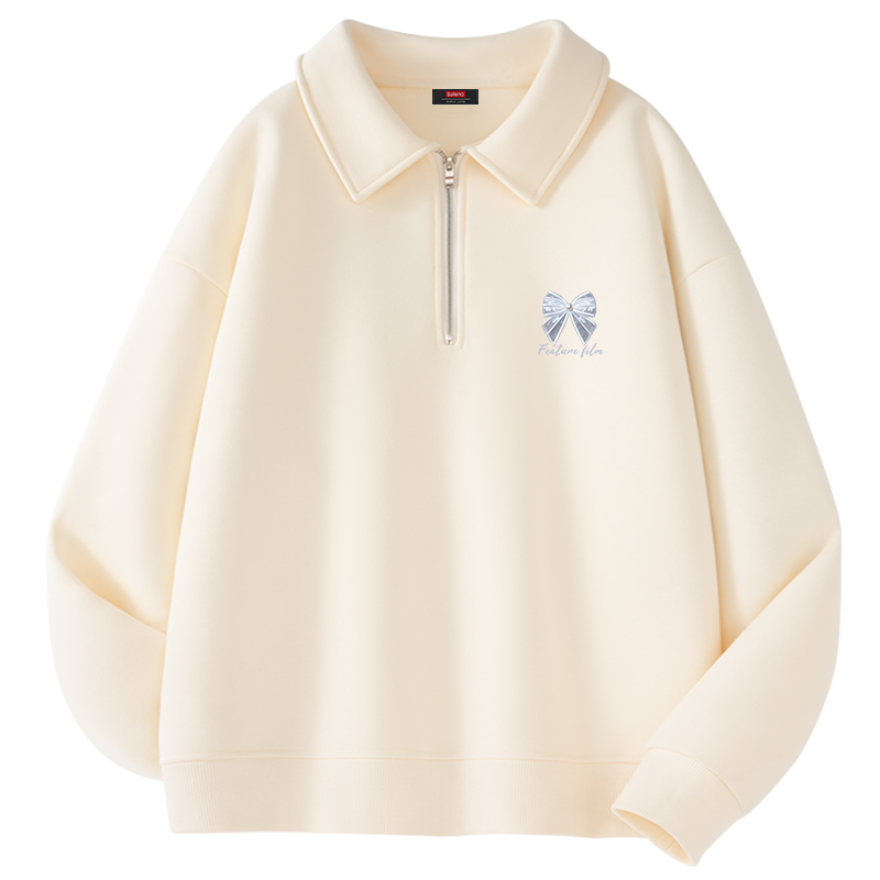 BALENO Sweatshirts Women's Lapel Moderate Regular