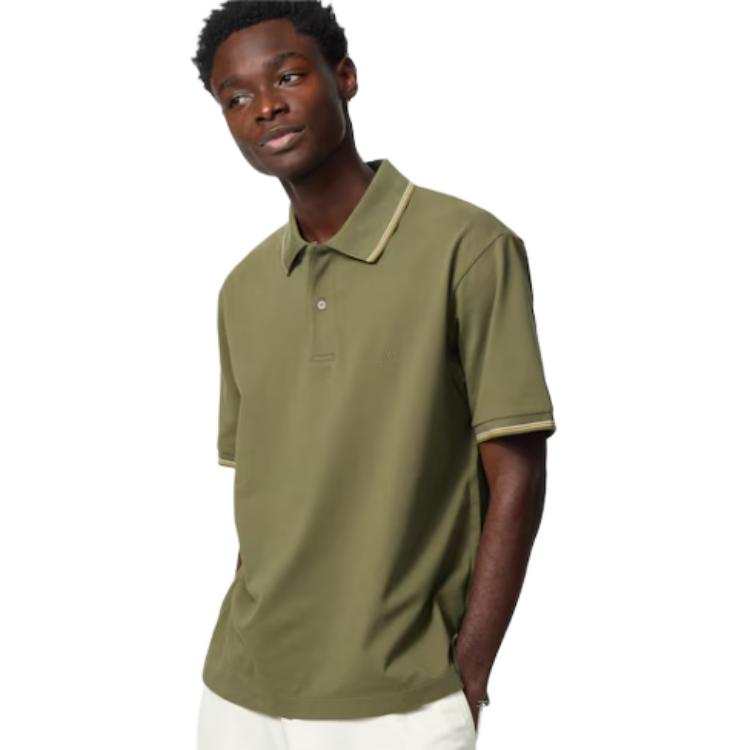 UNIQLO x JW Anderson SS25 Polo Shirt Unisex Olive Green