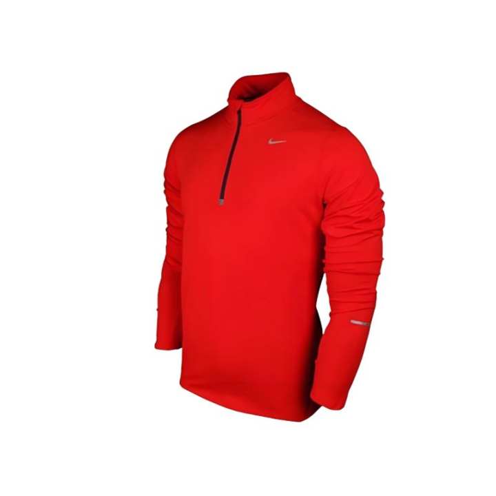 Nike Nike T Shirts Men's Red Stand Collar Moderate