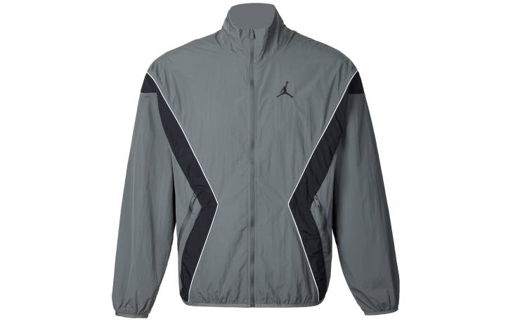 Jordan Jordan Jackets Men's Taupe Stand Collar Moderate Other