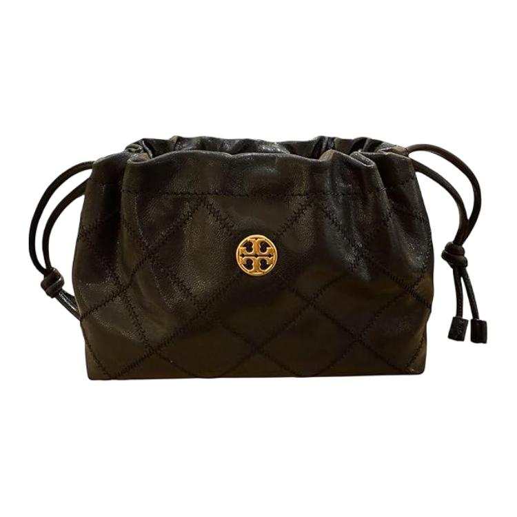 TORY BURCH TORY BURCH Leather Shoulder Bag Women's Black