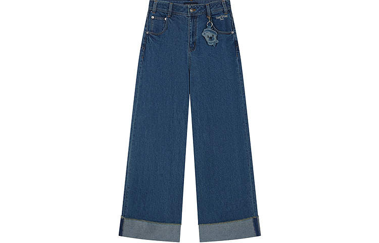 Teenie Weenie Jeans Women's Medium Blue Moderate Straight Fit Pants