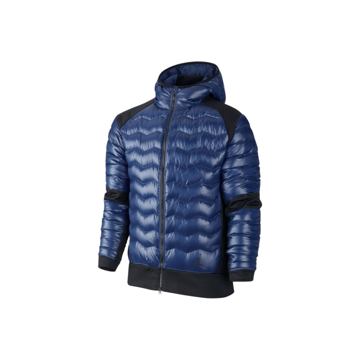 Jordan Jordan Air Down Jackets Men's Deep Sapphire Blue/black Hooded Moderate