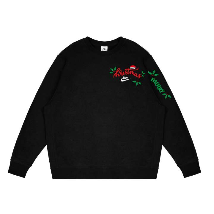 Nike Nike Sweatshirts Unisex Black Crew Neck Moderate Regular