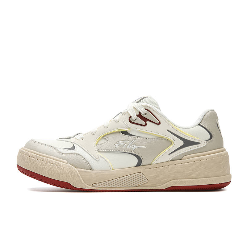 FILA Coverage Cushioning Abrasion Resistant Lightweight Low top Skateboard Shoes Women's Early Snow