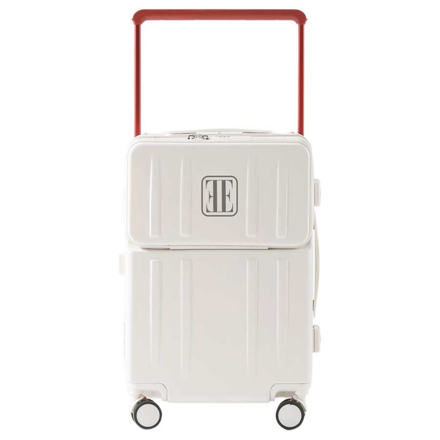 ELLE PC Aluminum Frame, Luggage 20 Inch, 24 Inch Unisex Green/Pink/White