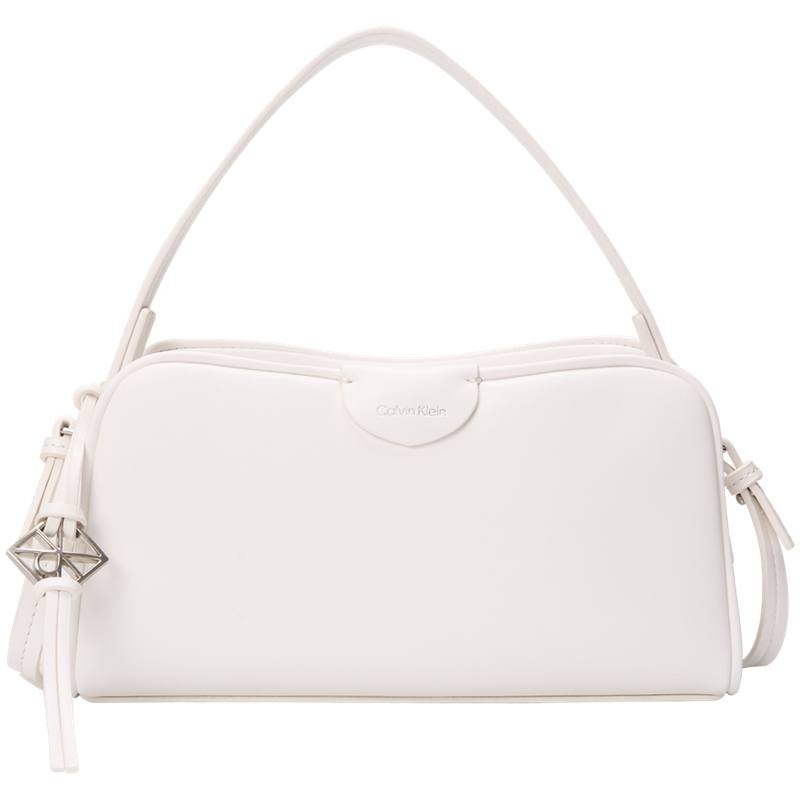 CALVIN KLEIN Synthetic Material Handbag Regular Women's Moon White