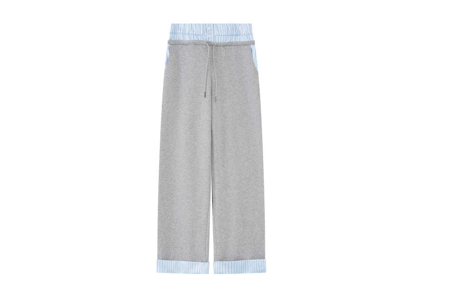 F426 Casual Pants Unisex Moderate Straight Fit Pants