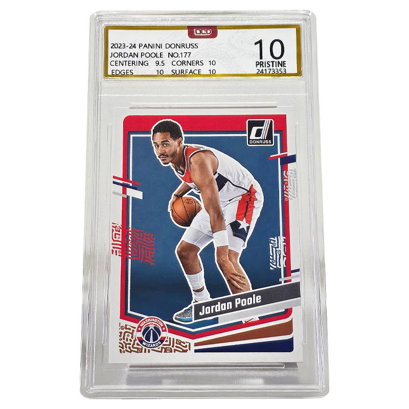 PANINI Jordan Poole Player Card 2023 2024 Season Durex Collection, Large Scale Special Card Insert Graded Cards 1 Pc