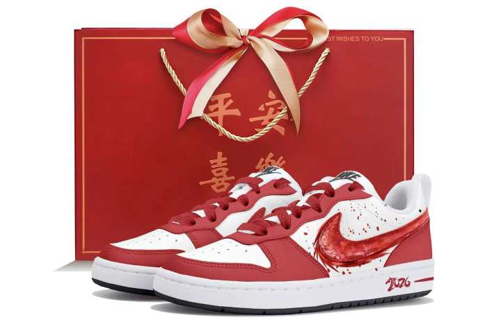 Nike Nike Court Borough 2 Low top Skateboard Shoes Women's Red