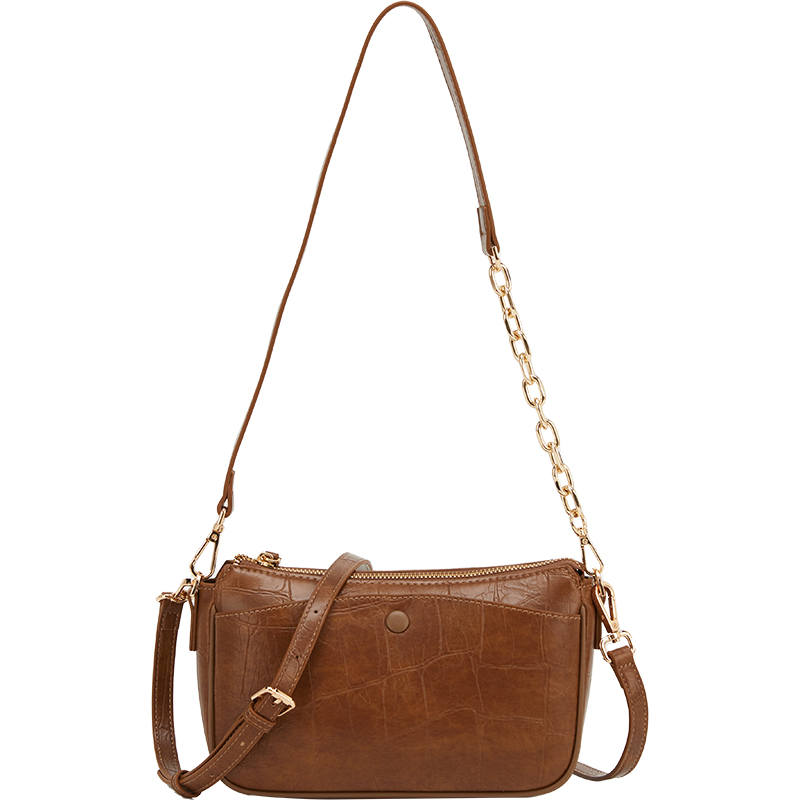 YEARCON Synthetic Leather Crossbody Bags Women's Brown