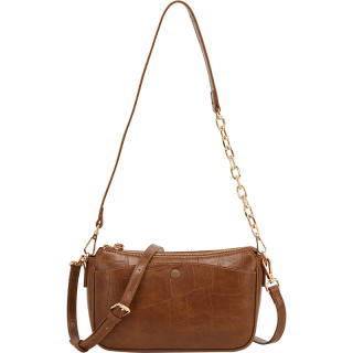 YEARCON Synthetic Leather Crossbody Bags Women's Brown