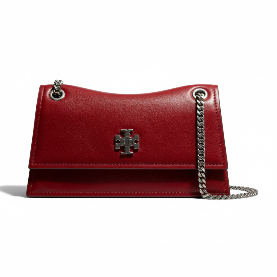 TORY BURCH Kira Sheepskin Crossbody Bags Mini Women's Pear Red