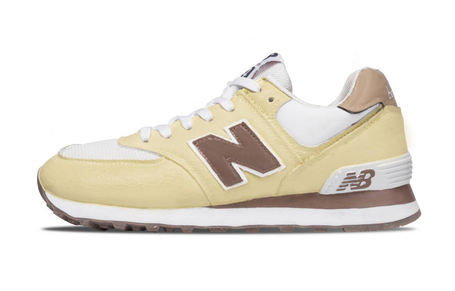 New Balance New Balance NB 574 Textile, Synthetic Leather Slip Resistant Abrasion Resistant Low top Running Shoes Unisex