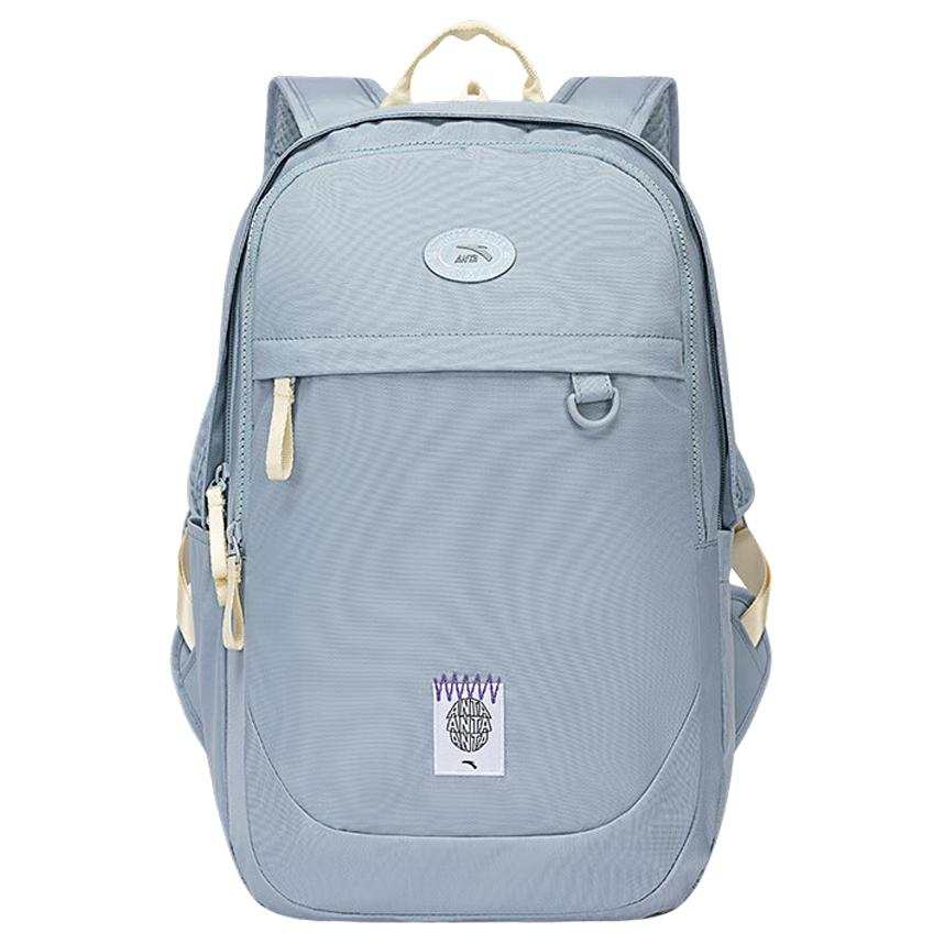 ANTA Anta Pu Backpack Large Unisex Cloud Gray Blue