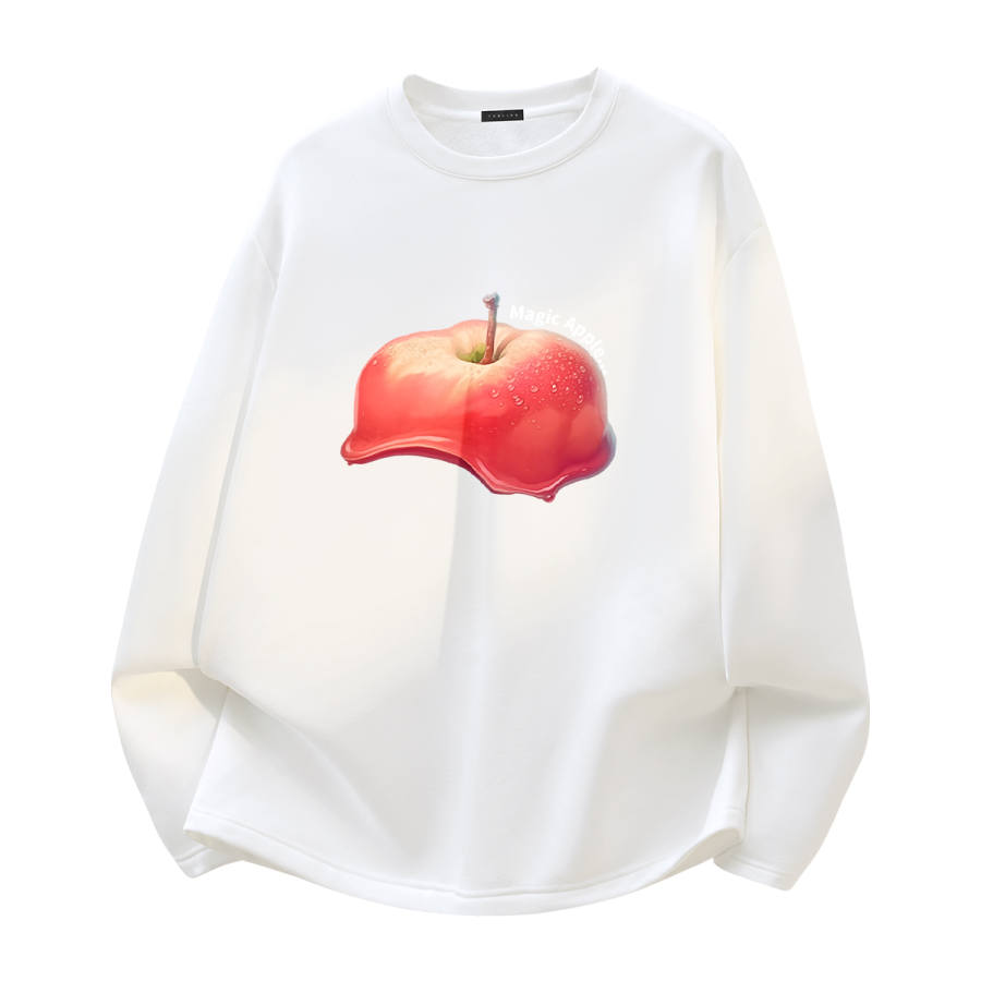 Tonlion T Shirts Unisex Crew Neck Thickened And Fleece Lined Straight Fit