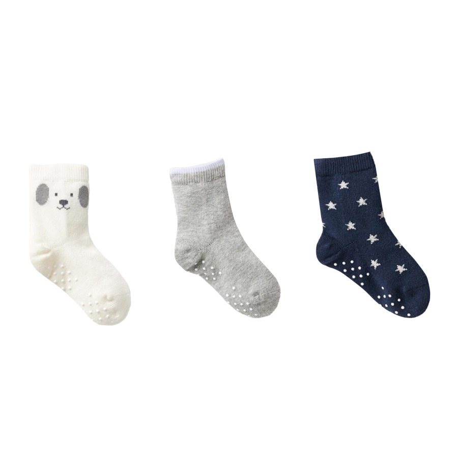 UNIQLO Socks 3 Pack Infant And Toddler