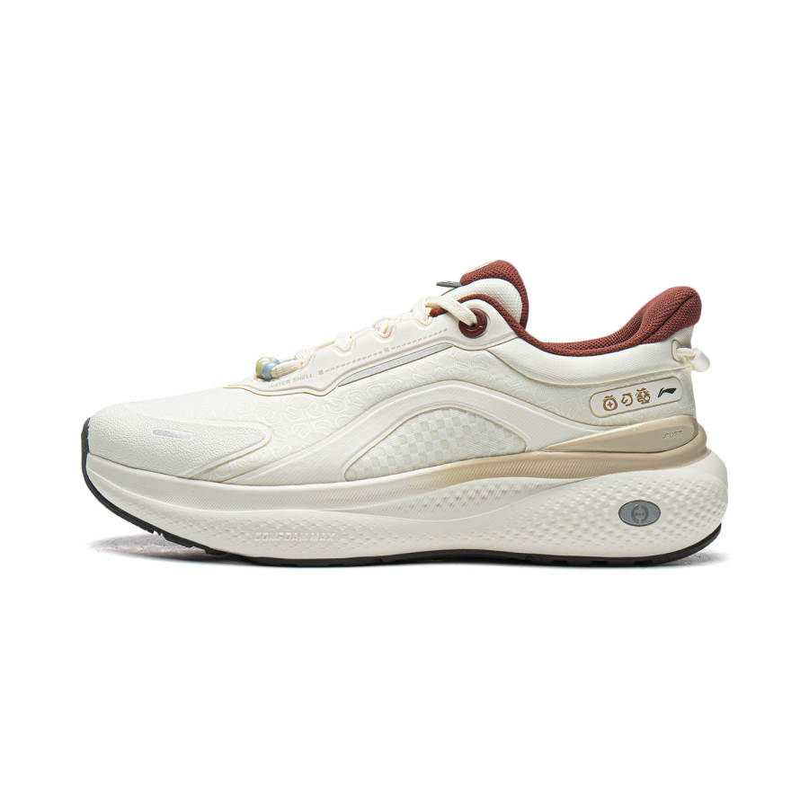 Li-Ning Li Ning SOFT PLUS 2 Rebound Low top Casual Shoes Women's Ecru