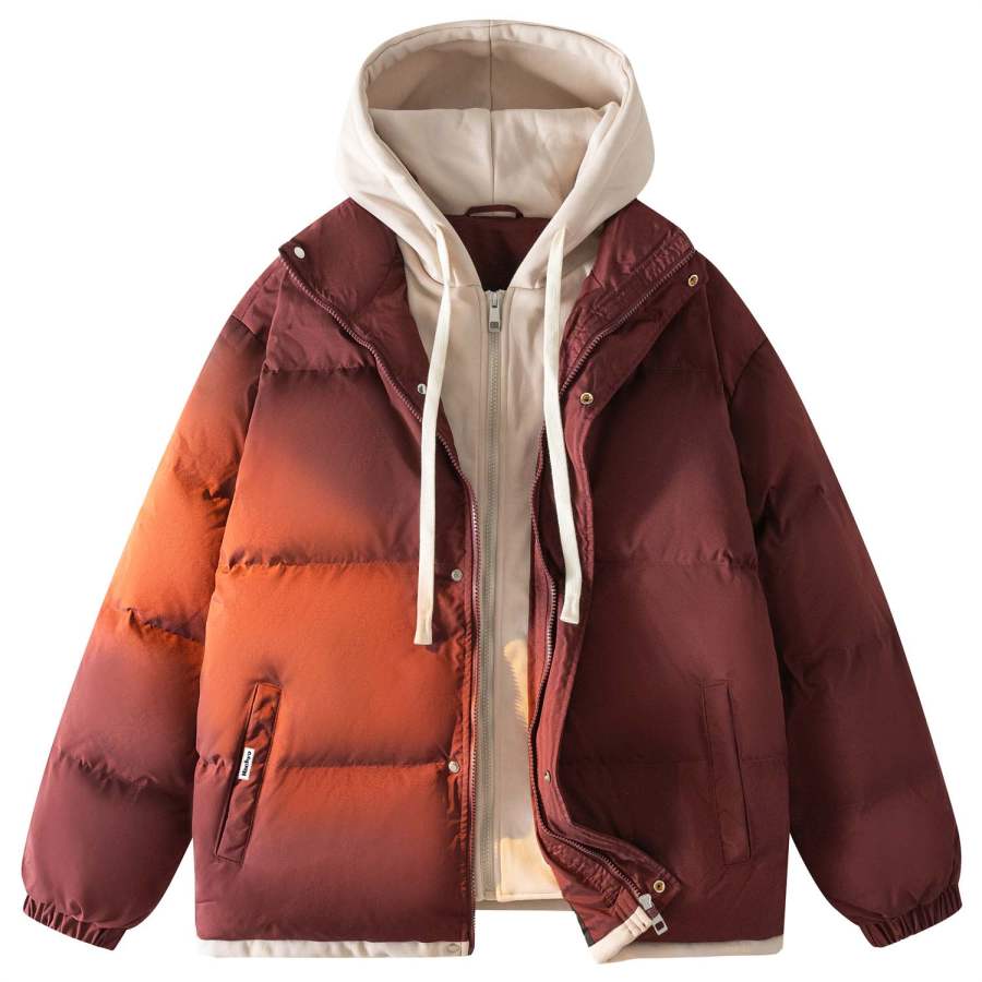 Mackyo Down Jackets Unisex Hooded Thickened
