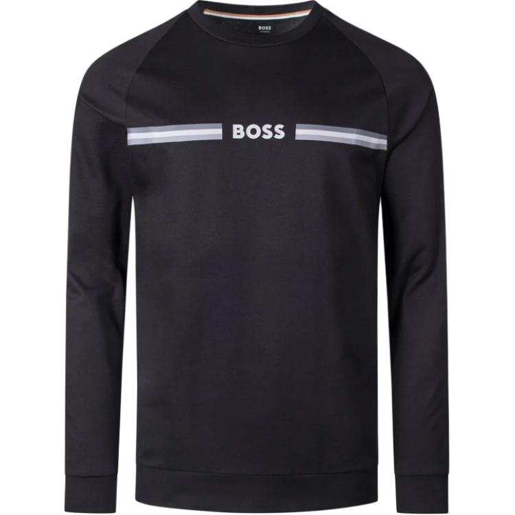 Hugo Boss logo-print cotton sweatshirt