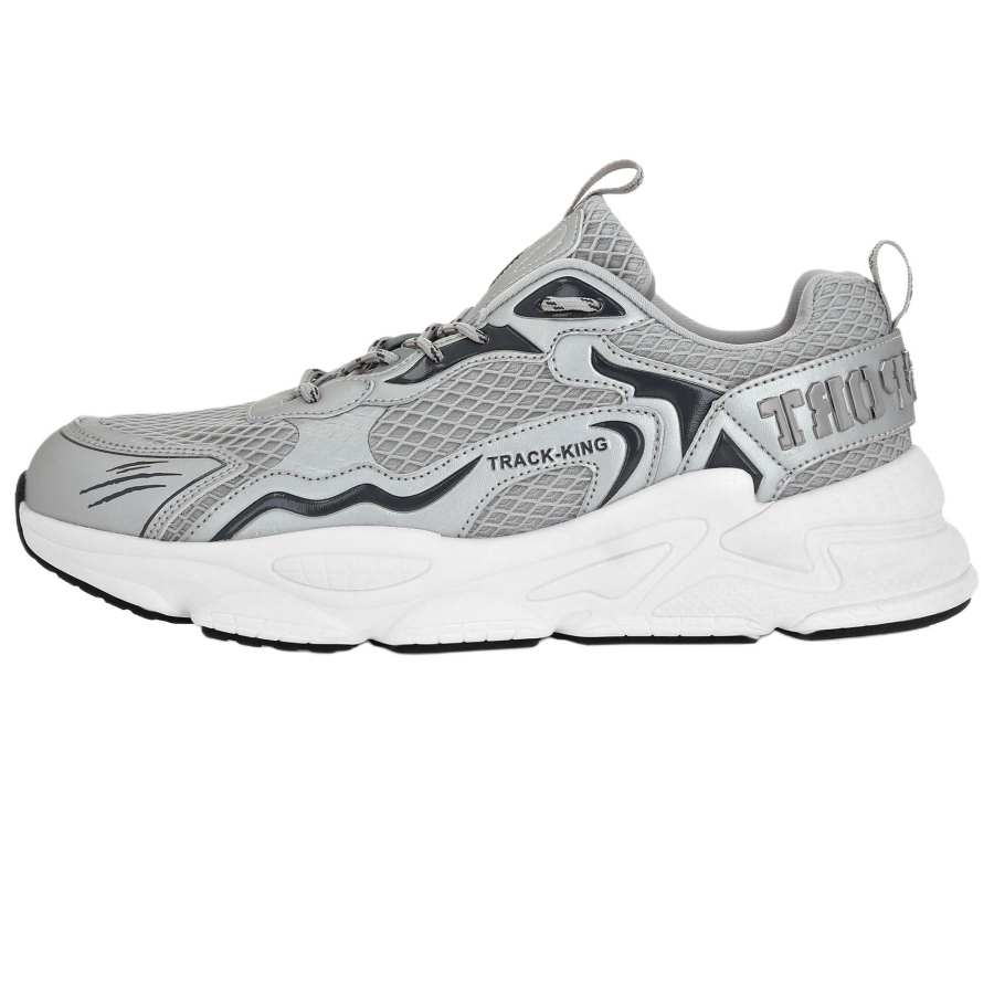 PLEIN SPORT Track King Low top Casual Shoes Unisex Silver