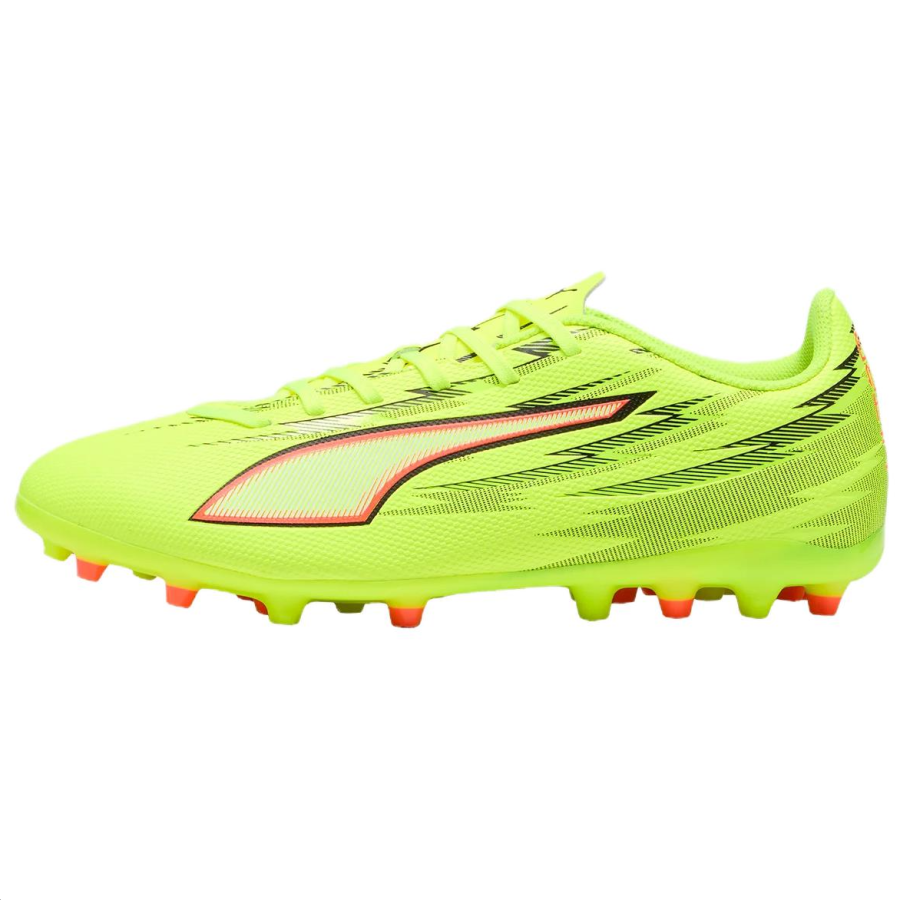 PUMA ULTRA 6 MG Multi Ground Cushioning Slip Resistant Abrasion Resistant Soccer Shoes Men's Neon Yellow