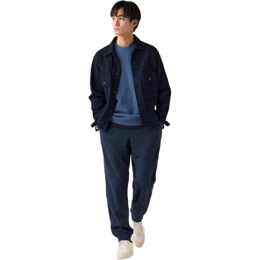 UNIQLO Casual Pants Men's Dark Blue