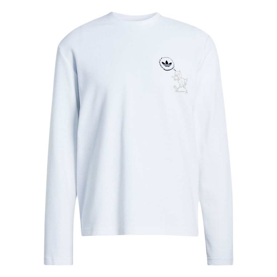 Adidas Originals Originals Waffle Workwear logo-detail long-sleeved T-shirt