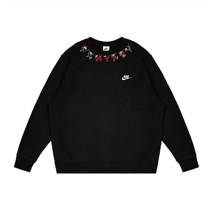 Nike Nike Sweatshirts Unisex Black Crew Neck Moderate Regular